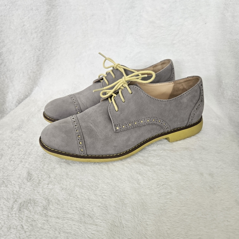 Cole Haan Alisa Oxford Grey Suede Loafers size 6
